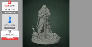 Leper - Darkest Dungeon II - Character Figure STL