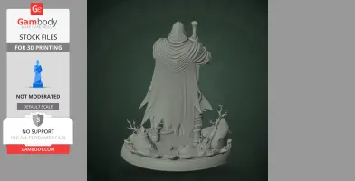 Leper - Darkest Dungeon II - Character Figure STL