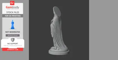 Saint Ariadne of Phrygia - Devotional Statue - STL 3D Print