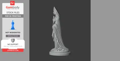 Saint Ariadne of Phrygia - Devotional Statue - STL 3D Print