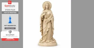 Saint Ariadne of Phrygia - Devotional Statue - STL 3D Print