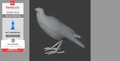 Bank myna - Prehistoric Animal STL