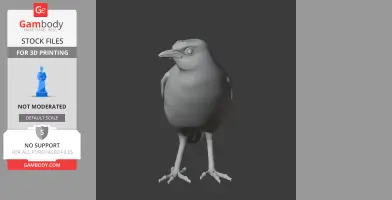 Bank myna - Prehistoric Animal STL