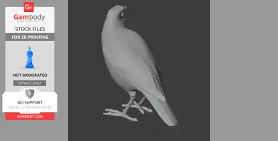 Bank myna - Prehistoric Animal STL