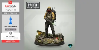 The Driver - Pacific Drive - Character Figure STL