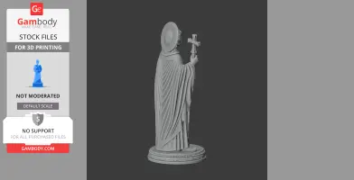 Saint Arialdo - Devotional Statue - STL 3D Print