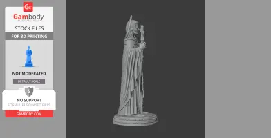 Saint Arialdo - Devotional Statue - STL 3D Print