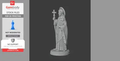 Saint Arialdo - Devotional Statue - STL 3D Print