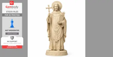 Saint Arialdo - Devotional Statue - STL 3D Print