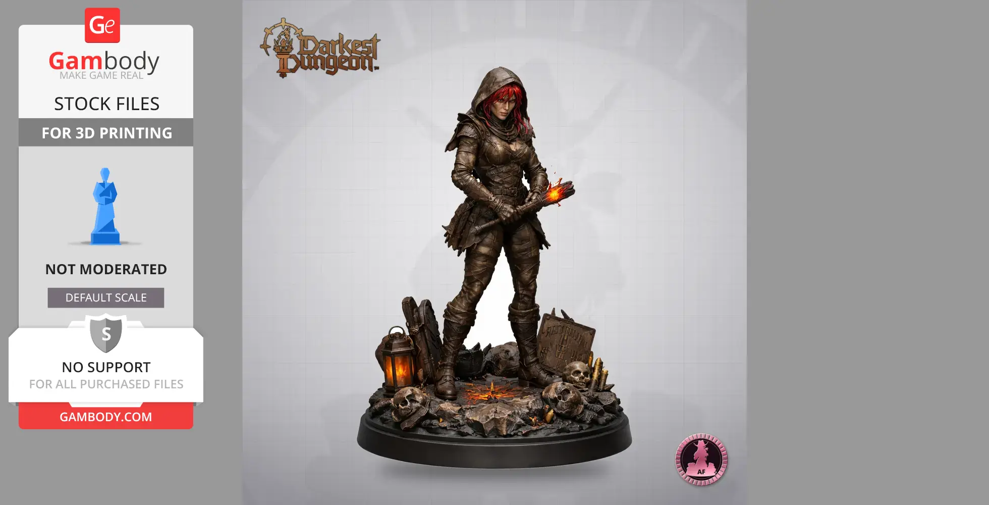 Runaway - Darkest Dungeon II - Character Figure STL