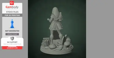 Runaway - Darkest Dungeon II - Character Figure STL