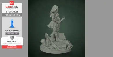 Runaway - Darkest Dungeon II - Character Figure STL