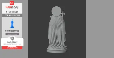 Saint Arilda of Oldbury - Devotional Statue - STL 3D Print
