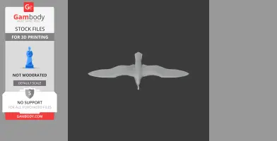 Bannerman's shearwater - Prehistoric Animal STL