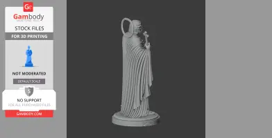 Saint Armogastes - Devotional Statue - STL 3D Print