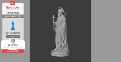 Saint Arnold Janssen - Devotional Statue - STL 3D Print