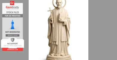 Saint Arnold Janssen - Devotional Statue - STL 3D Print