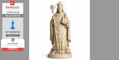 Saint Arnold of Arnoldsweiler - Devotional - STL 3D Print