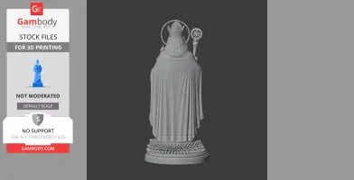 Saint Arnold of Arnoldsweiler - Devotional - STL 3D Print