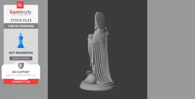 Saint Arnold of Soissons - Devotional Statue - STL 3D Print