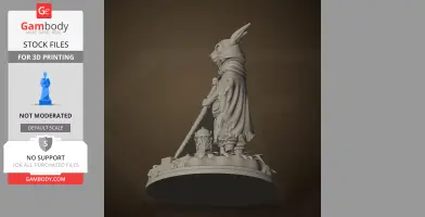 Scavenger - Rain World - Character Figure STL