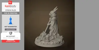 Scavenger - Rain World - Character Figure STL