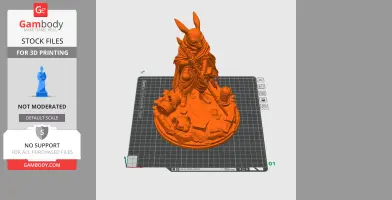 Scavenger - Rain World - Character Figure STL