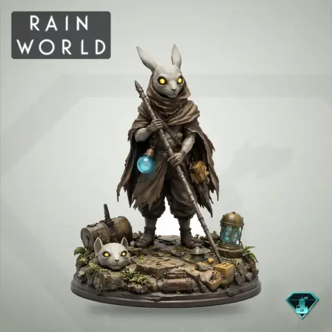Scavenger - Rain World - Character Figure STL