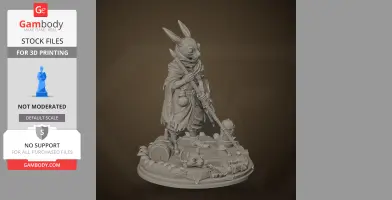 Scavenger - Rain World - Character Figure STL