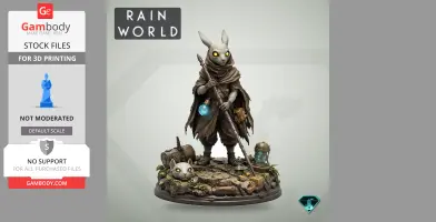 Scavenger - Rain World - Character Figure STL
