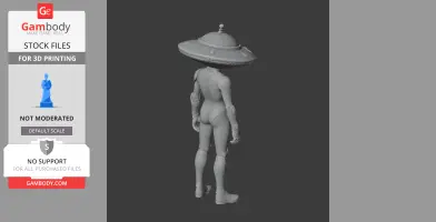 Martian Saucer - Terraria Figurine - Character Figure STL