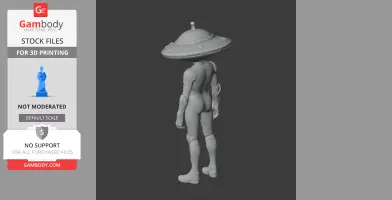 Martian Saucer - Terraria Figurine - Character Figure STL