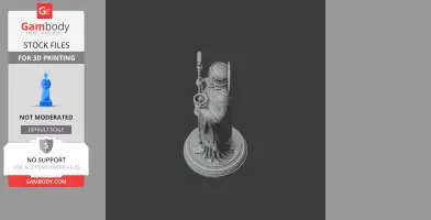 Saint Arnulf of Metz - Devotional Statue - STL 3D Print