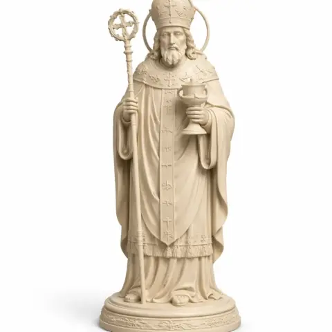 Saint Arnulf of Metz - Devotional Statue - STL 3D Print
