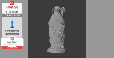 Saint Arnulf of Metz - Devotional Statue - STL 3D Print