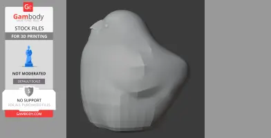Bannerman's weaver - Prehistoric Animal STL
