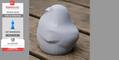 Bannerman's weaver - Prehistoric Animal STL