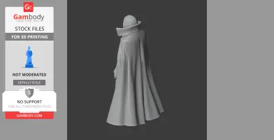 Mask of the Red Death - Vampire - Character Figure STL