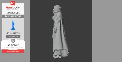 Mask of the Red Death - Vampire - Character Figure STL