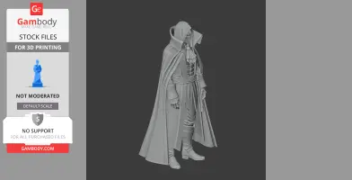 Mask of the Red Death - Vampire - Character Figure STL