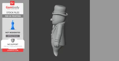 Mausoleums Ghost - Cuphead Figurine - Character Figure STL
