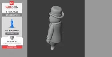 Mausoleums Ghost - Cuphead Figurine - Character Figure STL