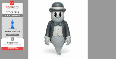 Mausoleums Ghost - Cuphead Figurine - Character Figure STL