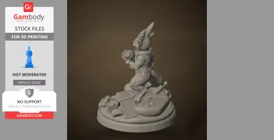 Artificer - Rain World - Character Figure STL