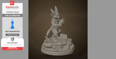 Artificer - Rain World - Character Figure STL