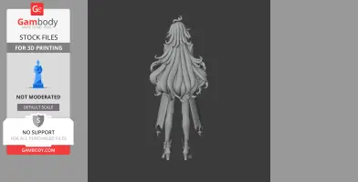 Mavuika - Genshin Impact Figurine - Character Figure STL