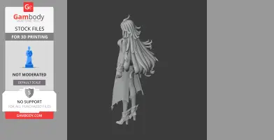 Mavuika - Genshin Impact Figurine - Character Figure STL