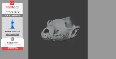 Volgatitan Skull - Skull Replica STL