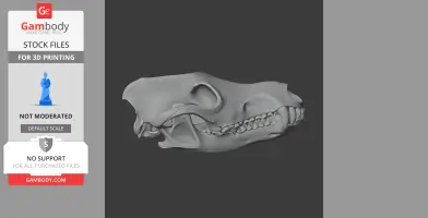 Volgatitan Skull - Skull Replica STL