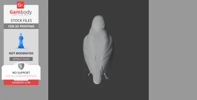 Bar-bellied pitta - Prehistoric Animal STL